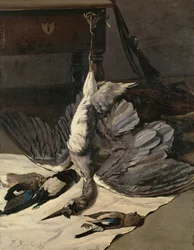 Nature morte avec héron, 1867