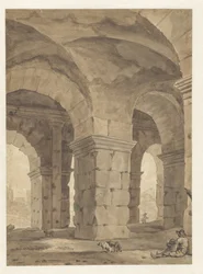 Sous les arches du Colisée