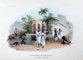 Porteurs de palanquins, 1828