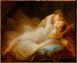 Érotique : « Le Moment du désir » ou « Heureux amants ». Un couple s