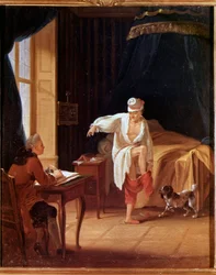 Le lever de Voltaire a Ferney (painting)