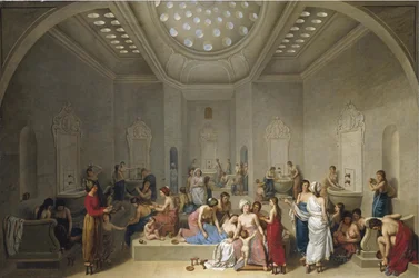Bain turc, hammam, 1785