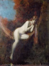 Sarah se baignant, 1902