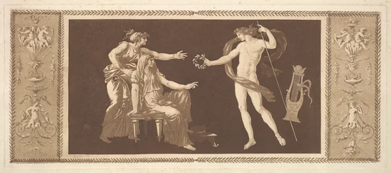 Apollon couronnant les arts, du Recueil de Différentes Compositions