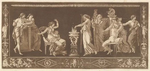 Scène de Sacrifice Antique, du Recueil de Différentes Compositions Frises