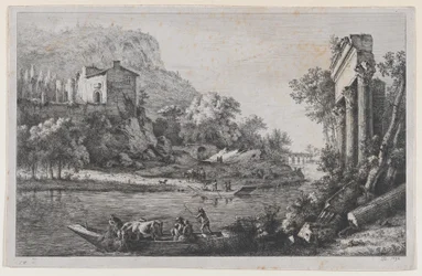 Traversée de la rivière, 1796