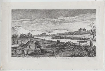 Vue du Château de Madrid, près de Paris