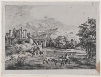 Vue du Temple de Vesta, 1774
