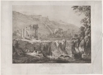 Vue du Temple de la Sibylle Tiburtine