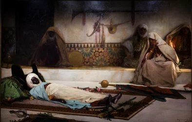 Jour des funérailles - Scène du Maroc