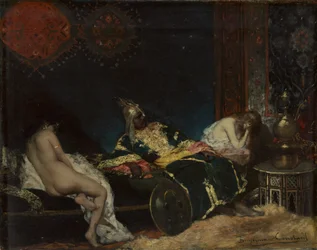 La concubine serbe Un Envoi de Serbie, 1876