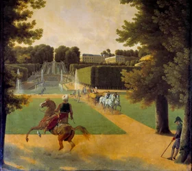 La promenade dans le parc de Saint-Cloud