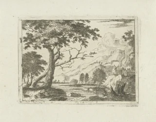 Paysage de montagne avec une rivière