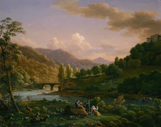 Une scène pastorale