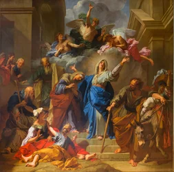 French: La Visitation de la Vierge (Le Magnificat) Visitation de la Vierge by Jean Jouvenet