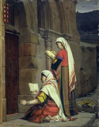 Femmes chrétiennes au tombeau de la Vierge, 1871