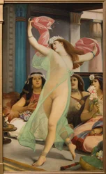 Danseuse orientale dans un harem