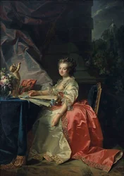 Portrait de Marie Louise de Savoie 1749-1792, princesse de Lamballe, 1780