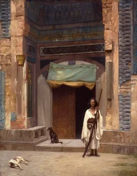 Portail de la mosquée verte