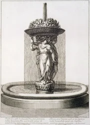 Projet de fontaine, 1673