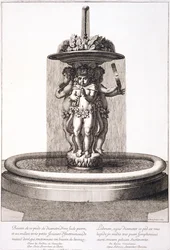 Fontaine par Louis Lerambert à Versailles, 1673