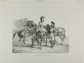 A Party of Life Guards, planche 5 de divers sujets dessinés d
