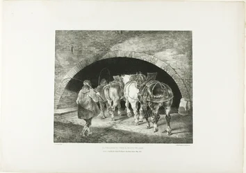 Entrée du quai Adelphi, planche 11 de Divers sujets dessinés d