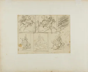 Quatre croquis d