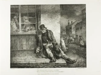 Pity the Sorrows of a Poor Old Man !... plate 2 from Various Subjects Drawn from Life and on Stone (The English Suite)