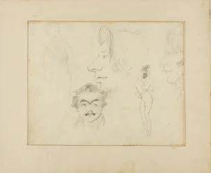Feuille de caricatures