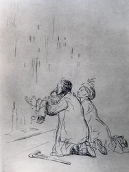 Supplication devant la grotte, 1925