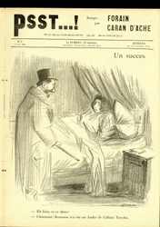 Illustration de Jean-Louis Forain (1852-1931) dans Psst...!