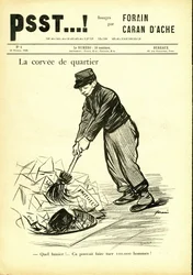 Illustration par Jean-Louis Forain (1852-1931) dans Psst...!