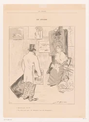 Famille de peintres dans l