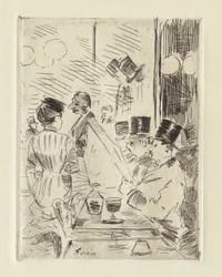 Le Café de la Nouvelle Athènes, c. 1876