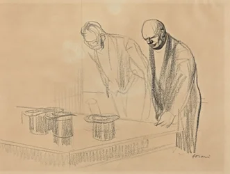Les Chapeaux des Alliés [recto], vers 1914-1919