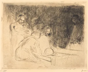 Le Souper à Emmaüs (troisième planche)
