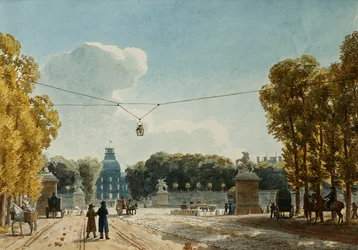 Vue des Tuileries depuis les Champs-Élysées