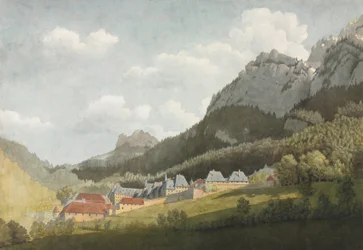 Paysage de la Grande Chartreuse, fin des années 1700-1800