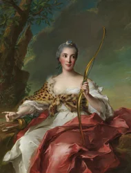 Madame Bergeret de Frouville en Diane, 1756
