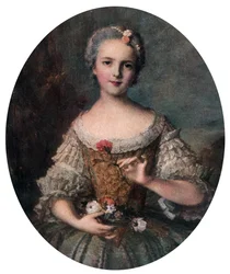 Madame Louise, fille de Louis XV, milieu du XVIIIe siècle