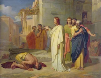 Jésus guérissant le lépreux, 1864