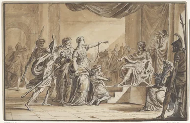 Sabinus et Epponina condamnés par Vespasien