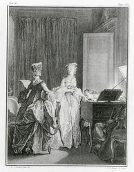Le Clavecin, illustration de 