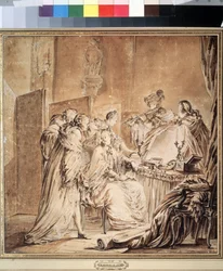 "Avant le bal des masques"