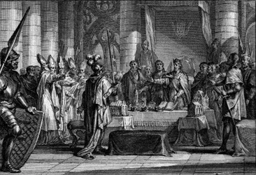 Succession de Louis 1er le Pieux ou le Débonnaire, 816 : l
