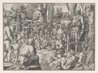 Saint Jean prêchant dans le désert, 1535-55