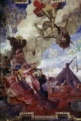 Allégorie de la mort de Simon IV de Montfort