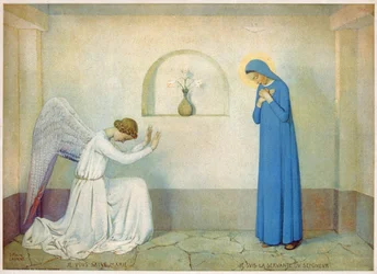 Annonciation à la Vierge (illustration)