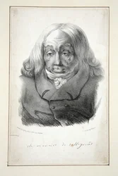 Portrait de Talleyrand, âgé de 79 ans, pub.1835 (gravure)